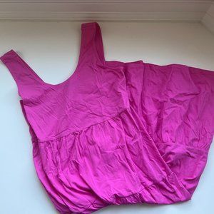 J. Crew Pink Tiered Maxi Tank Dress Size Small